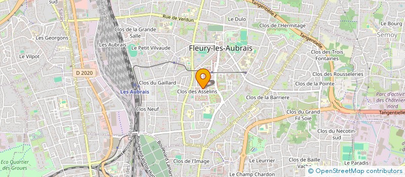 localisation de l'entreprise MONSIEUR BENJAMIN GROSS à FLEURY-LES-AUBRAIS