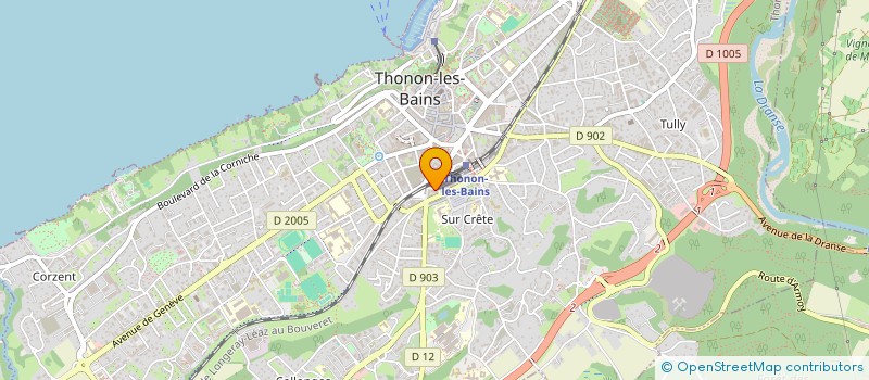 localisation de l'entreprise MONSIEUR BENJAMIN GRUSON à THONON-LES-BAINS