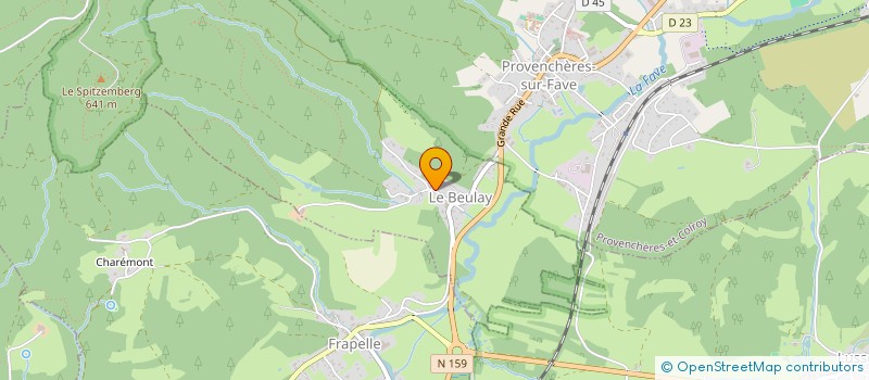 localisation de l'entreprise MONSIEUR BENJAMIN GRY  LE BEULAY