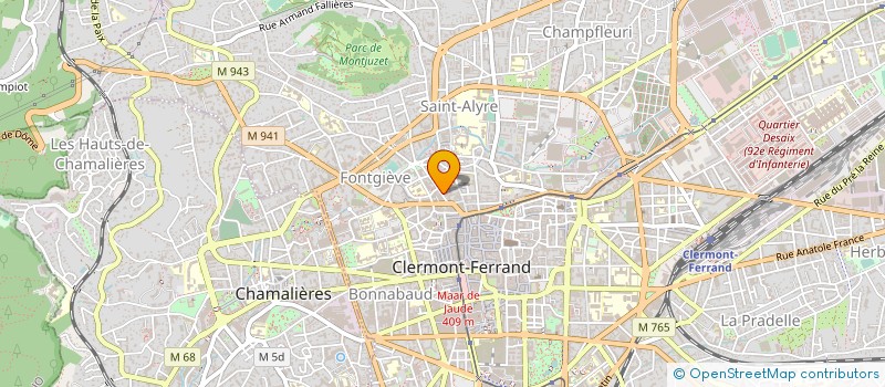 localisation de l'entreprise MONSIEUR BENJAMIN GUBBIOTTI à CLERMONT-FERRAND