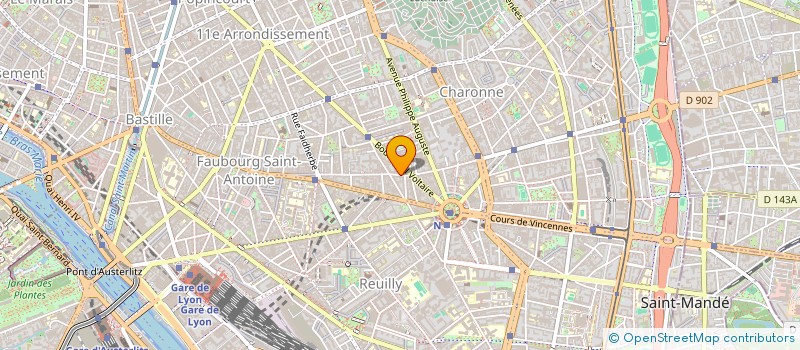 localisation de l'entreprise MONSIEUR BENJAMIN GUEDJ  PARIS