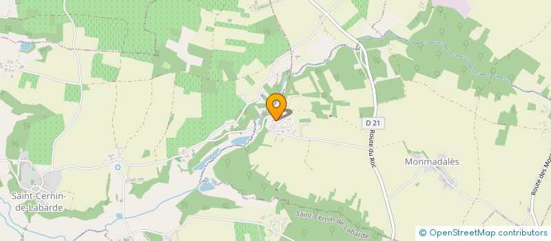 localisation de l'entreprise MONSIEUR BENJAMIN GUERTENER  MONMADALES