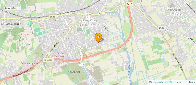 localisation de l'entreprise MONSIEUR BENJAMIN GUESSAB  ENTRAIGUES-SUR-LA-SORGUE