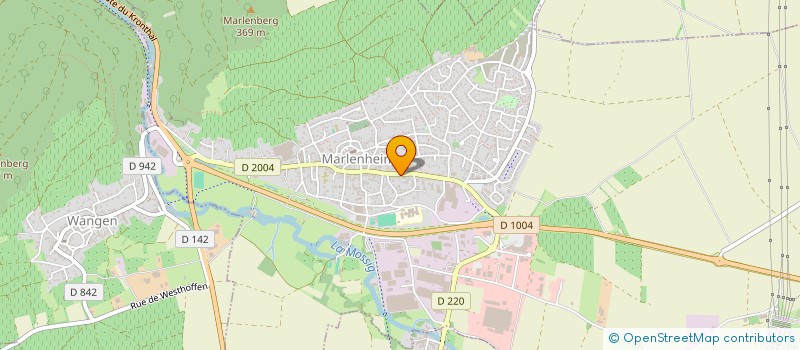 localisation de l'entreprise MONSIEUR BENJAMIN GUGNON  MARLENHEIM