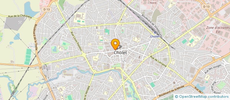 localisation de l'entreprise MONSIEUR BENJAMIN GUICHETEAU à CHOLET