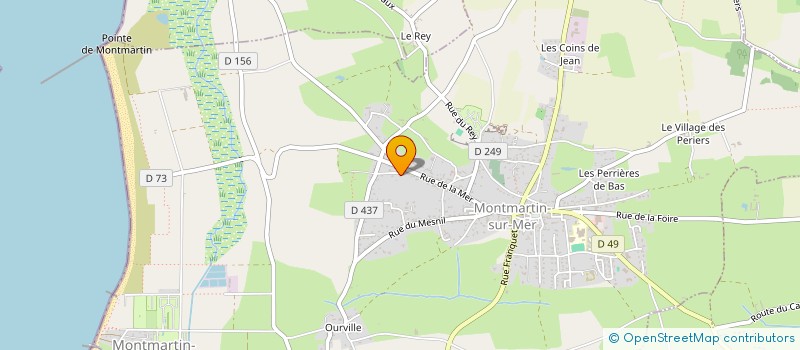 localisation de l'entreprise MONSIEUR BENJAMIN GUIFFARD  MONTMARTIN-SUR-MER