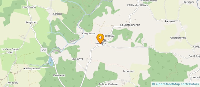 localisation de l'entreprise MONSIEUR BENJAMIN GUIGANTON  QUISTINIC