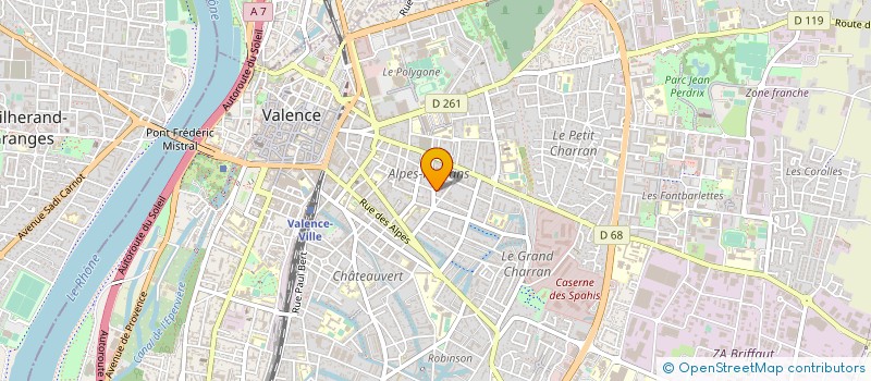 localisation de l'entreprise MONSIEUR BENJAMIN GUIHANO  VALENCE