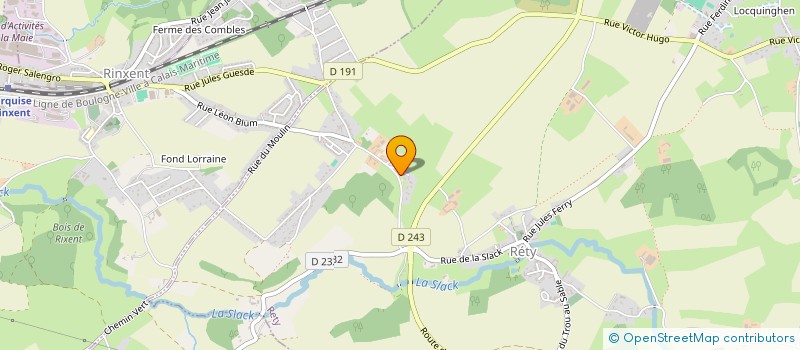 localisation de l'entreprise MONSIEUR BENJAMIN GUILBERT  RETY