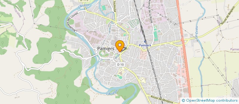 localisation de l'entreprise MONSIEUR BENJAMIN GUILHOT à PAMIERS