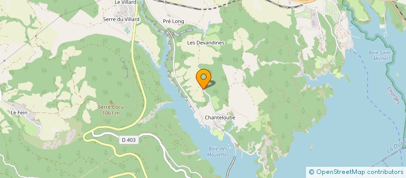 localisation de l'entreprise MONSIEUR BENJAMIN GUILLAUME  CHORGES