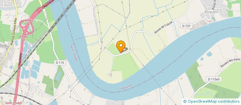 localisation de l'entreprise MONSIEUR BENJAMIN GUILLAUME DUPONT  ASQUES