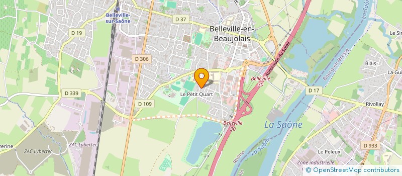 localisation de l'entreprise MONSIEUR BENJAMIN GUILLON  BELLEVILLE-EN-BEAUJOLAIS