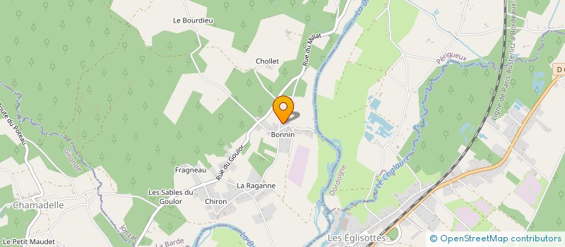 localisation de l'entreprise MONSIEUR BENJAMIN GUILLON  LA BARDE