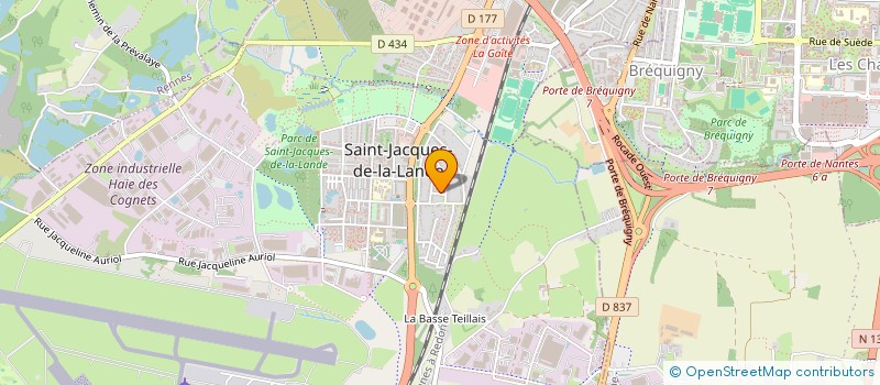 localisation de l'entreprise MONSIEUR BENJAMIN GUILLOREL  SAINT-JACQUES-DE-LA-LANDE