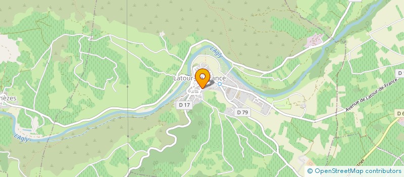 localisation de l'entreprise MONSIEUR BENJAMIN GUILLORET  LATOUR-DE-FRANCE