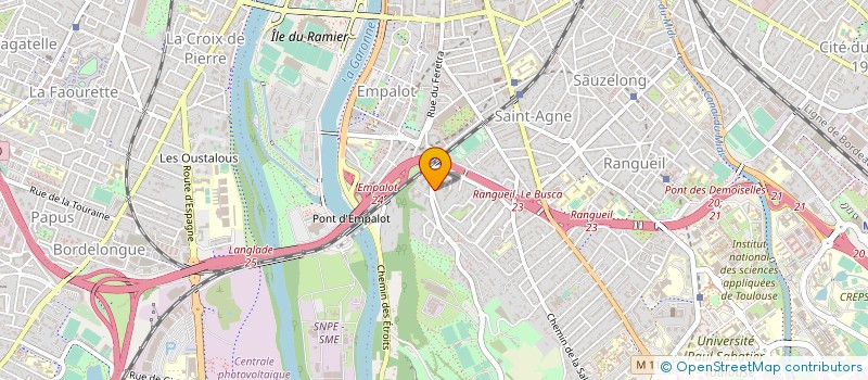localisation de l'entreprise MONSIEUR BENJAMIN GUIRAUD à TOULOUSE