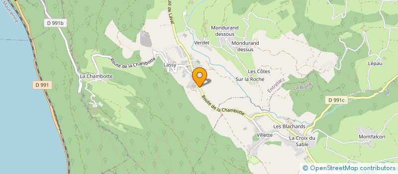 localisation de l'entreprise MONSIEUR BENJAMIN HACOT à ENTRELACS