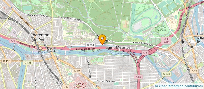 localisation de l'entreprise MONSIEUR BENJAMIN HADDAD à SAINT-MAURICE