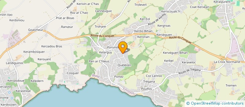 localisation de l'entreprise MONSIEUR BENJAMIN HADDAD  LOCMARIA-PLOUZANE