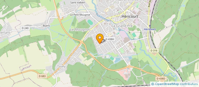 localisation de l'entreprise MONSIEUR BENJAMIN HAFEKOST  HERICOURT