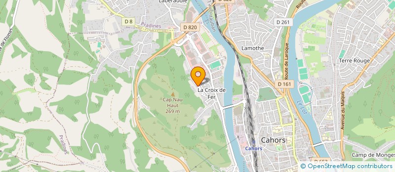 localisation de l'entreprise MONSIEUR BENJAMIN HAHN  CAHORS