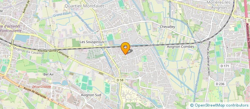 localisation de l'entreprise MONSIEUR BENJAMIN HALIMI  AVIGNON