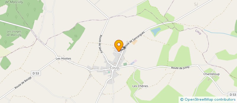 localisation de l'entreprise MONSIEUR BENJAMIN HALLIER  COUY