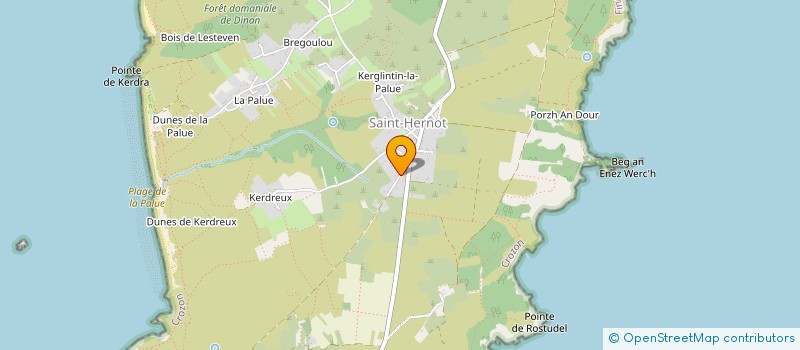 localisation de l'entreprise MONSIEUR BENJAMIN HAMON  CROZON