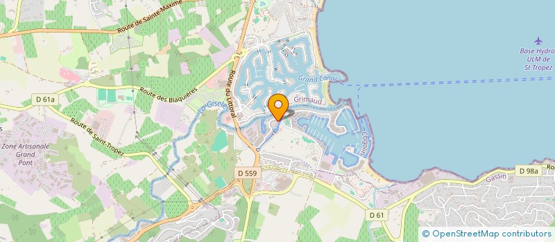 localisation de l'entreprise MONSIEUR BENJAMIN HAUTBOIS  COGOLIN