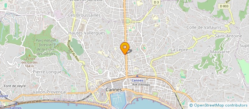 localisation de l'entreprise MONSIEUR BENJAMIN HAZAN  CANNES