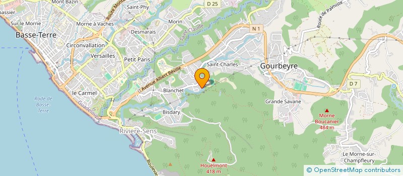 localisation de l'entreprise MONSIEUR BENJAMIN HEBERT  SAINTE-ANNE