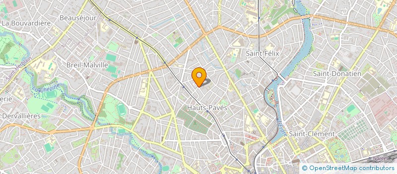 localisation de l'entreprise MONSIEUR BENJAMIN HEBERT  NANTES