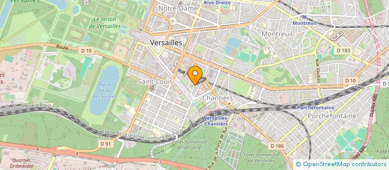 localisation de l'entreprise MONSIEUR BENJAMIN HEDDE à VERSAILLES