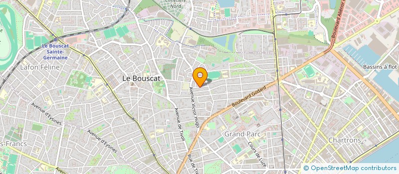 localisation de l'entreprise MONSIEUR BENJAMIN HENNEQUIN  LE BOUSCAT