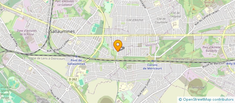 localisation de l'entreprise MONSIEUR BENJAMIN HENOCQ à SALLAUMINES