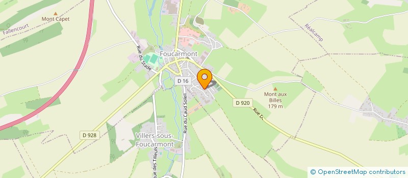 localisation de l'entreprise MONSIEUR BENJAMIN HENOT  SAINT LEGER AUX BOIS