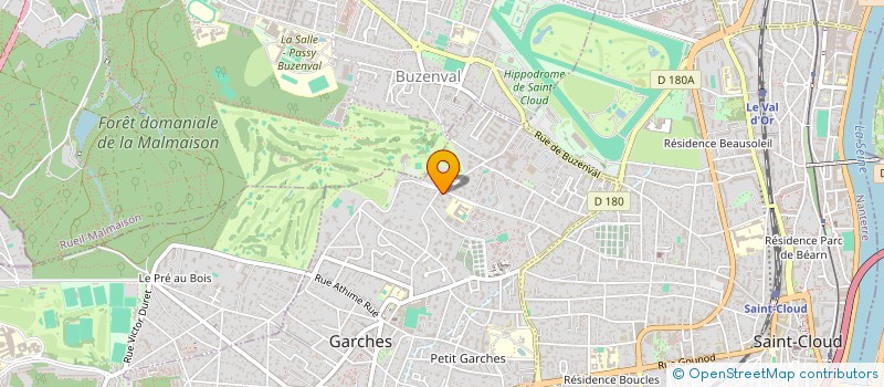 localisation de l'entreprise MONSIEUR BENJAMIN HENRY à GARCHES