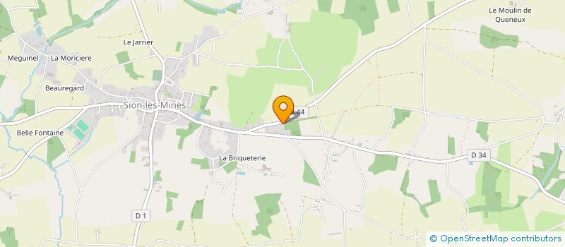 localisation de l'entreprise MONSIEUR BENJAMIN HERMINE  SION-LES-MINES