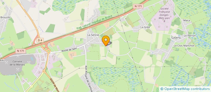 localisation de l'entreprise MONSIEUR BENJAMIN HERNANDEZ  DONGES