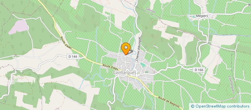 localisation de l'entreprise MONSIEUR BENJAMIN HERNANDEZ  CAVILLARGUES