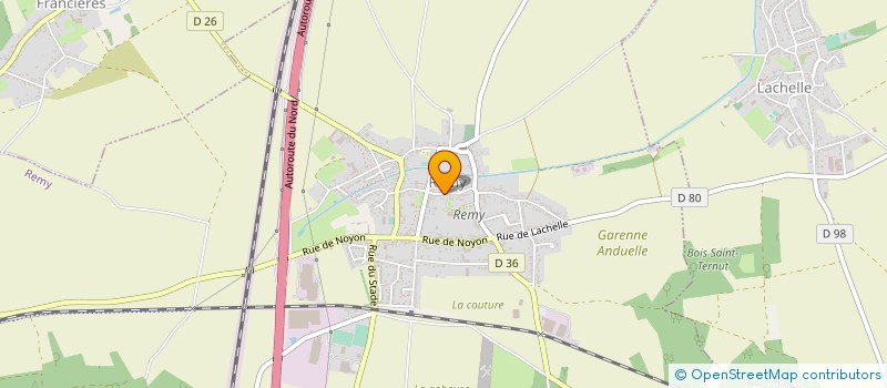 localisation de l'entreprise MONSIEUR BENJAMIN HETRUS  CLERMONT