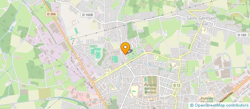 localisation de l'entreprise MONSIEUR BENJAMIN HEURTEBIZE  LA FLECHE