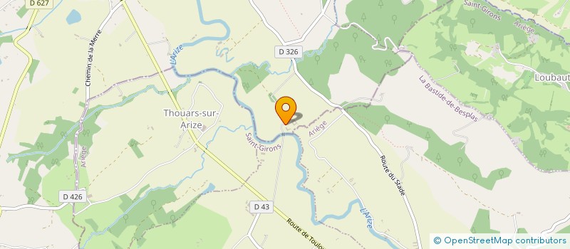 localisation de l'entreprise MONSIEUR BENJAMIN HIDALGO  SAINT-CHRISTAUD