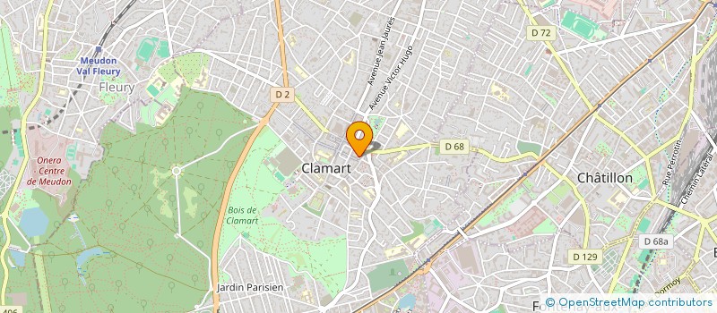 localisation de l'entreprise MONSIEUR BENJAMIN HODEAU à CLAMART