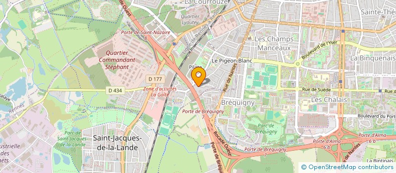 localisation de l'entreprise MONSIEUR BENJAMIN HOFSETH  SAINT-JACQUES-DE-LA-LANDE