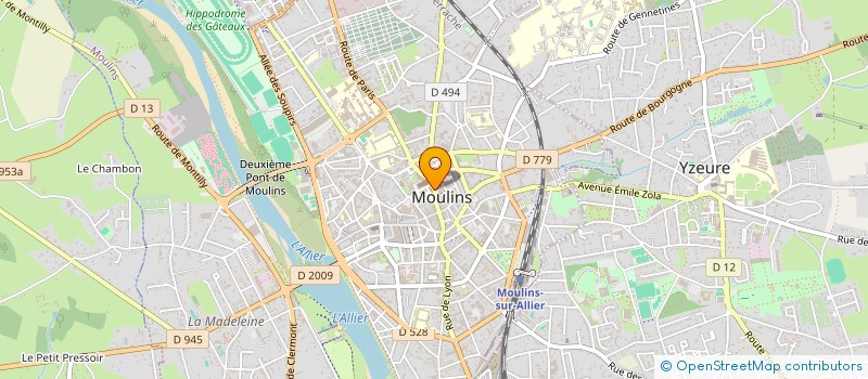 localisation de l'entreprise MONSIEUR BENJAMIN HORTEUR à MOULINS