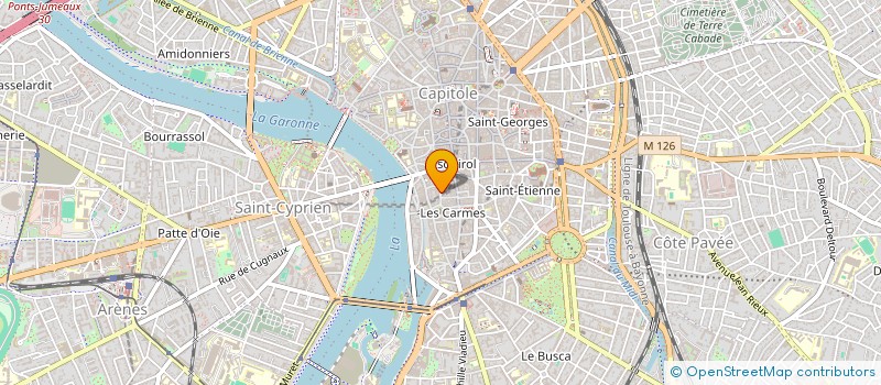 localisation de l'entreprise MONSIEUR BENJAMIN HOURLIER  TOULOUSE