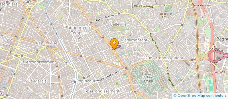 localisation de l'entreprise MONSIEUR BENJAMIN HUAS  PARIS