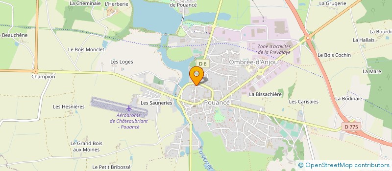 localisation de l'entreprise MONSIEUR BENJAMIN HUBERT à OMBREE D'ANJOU